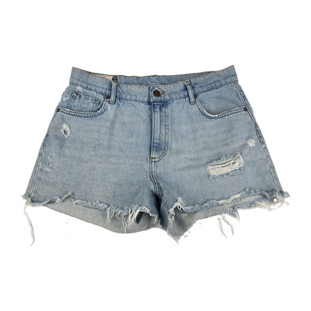 Marine Layers Shorts Womens Size 28 Sasha Denim Cut Off Distressed Light Wash